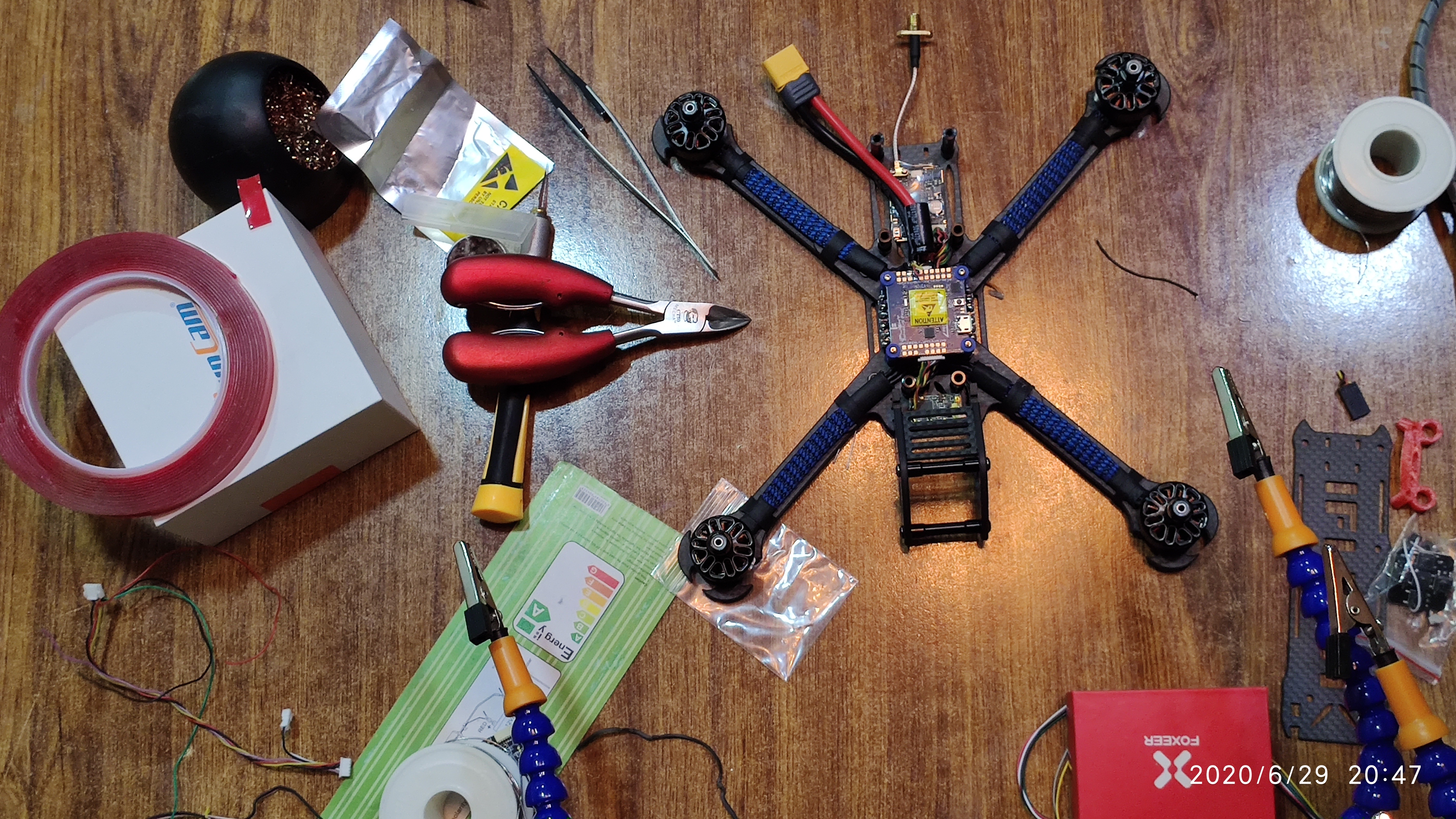 FPV frame build — Dron-iq
